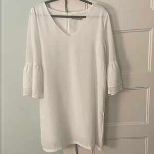 Elegant White Women's Dress